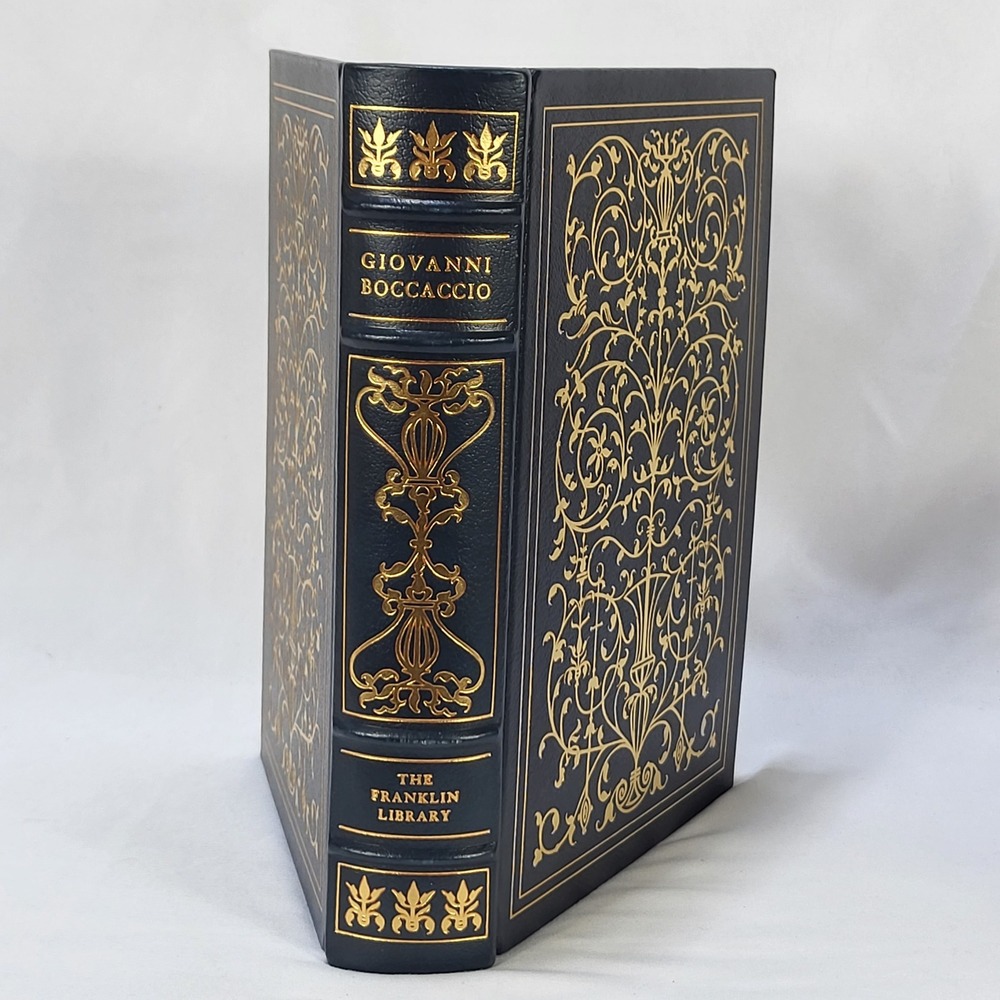 Franklin Library Giovanni Boccaccio Stories from the Decameron Gold Gilt Blue
